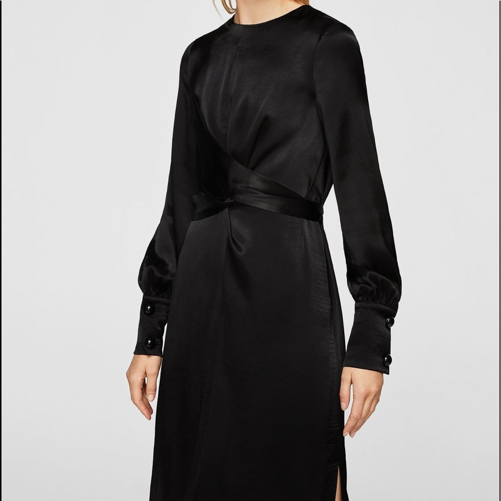 Midi black dress
